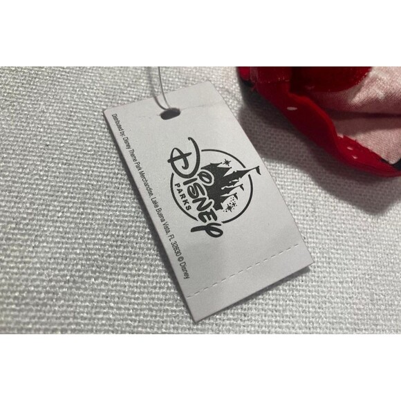 NWT Disney Parks Women’s XL Red Minnie Mouse Sequin V-Neck Short Sleeve Top - Picture 5 of 8